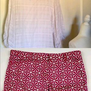 Outfit top and bottom by shelli Segal